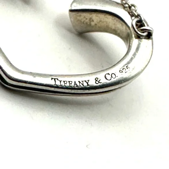 Tiffany & Co Paloma Picasso Silver Tenderness Double Heart Necklace - Picture 8 of 12